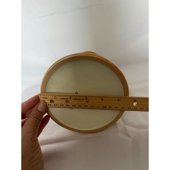 Orvieto Hand Painted Pitcher with Red Fleur De Lis Design - Picture 9 of 10